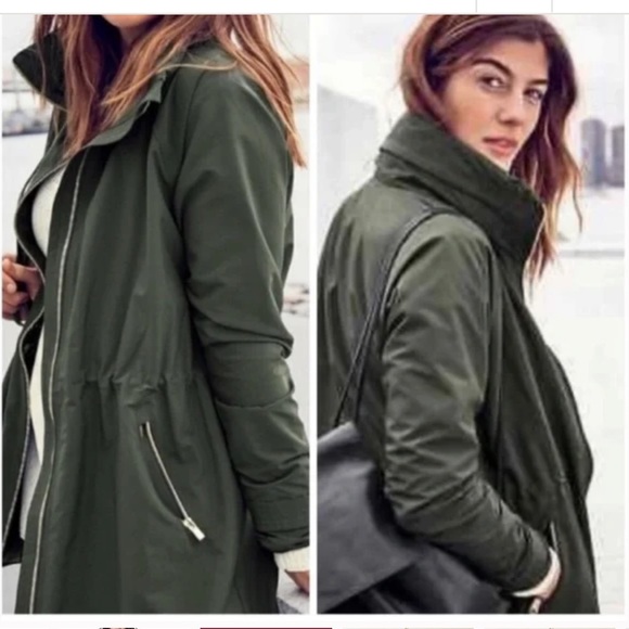 Athleta Jackets & Coats Athleta The Misty Rain Jacket Green Size Xl